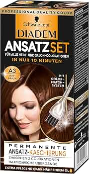Diadem Ansatzest A3 Rot Braun