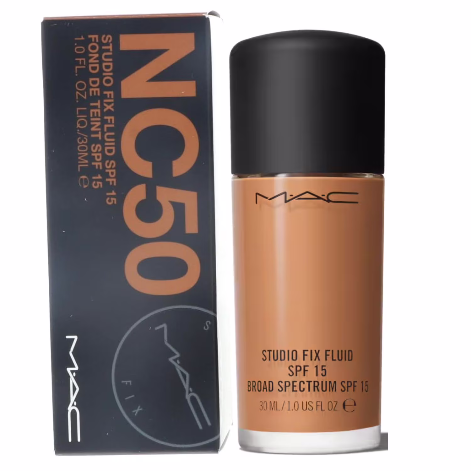 mac studio fix fluid spf 15 nc 50