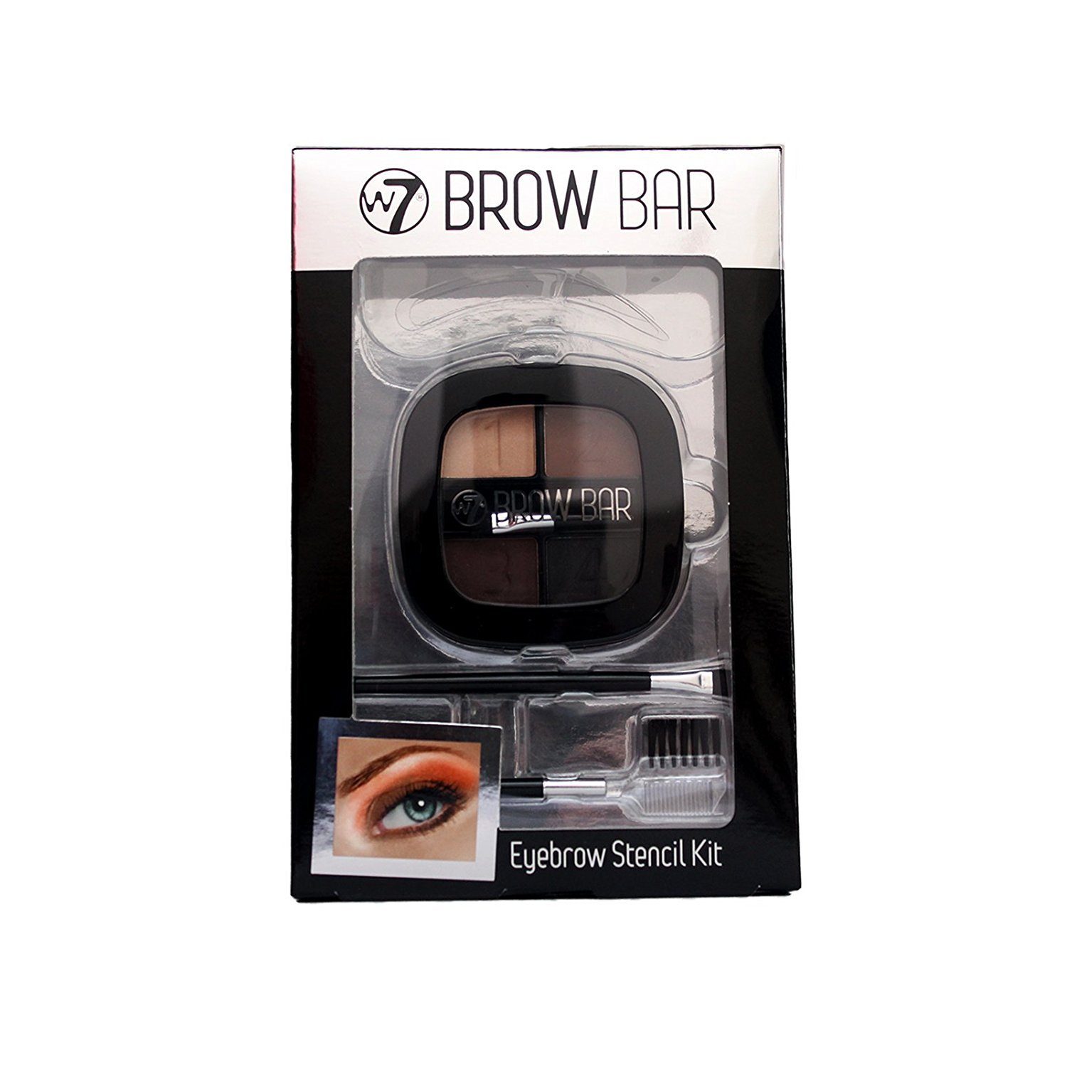 W7 Brow Bar Stencil Kit