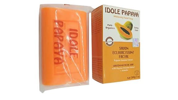 idole papaya whitening facial soap