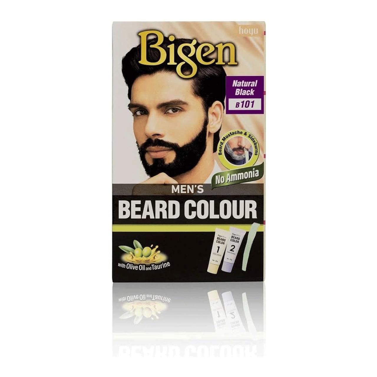 bigen mens beard colour 101black