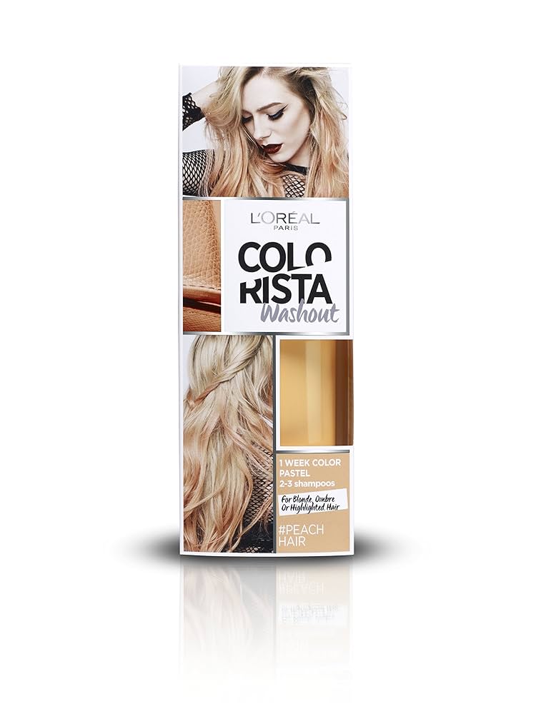 loreal vista peach hair colour