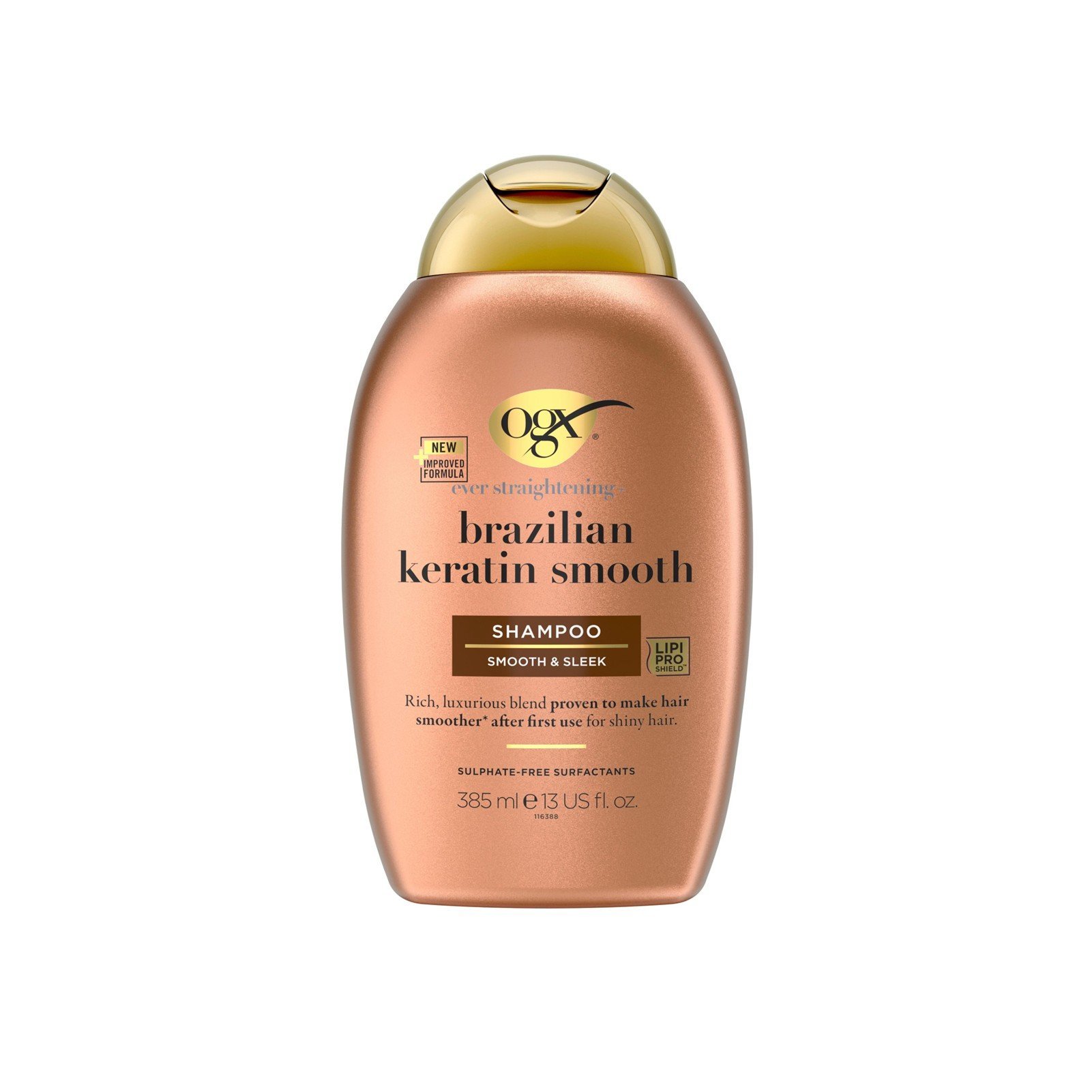 ogx brazilian keratin smooth sampoo 385ml