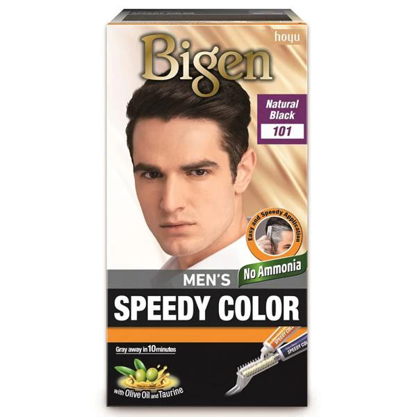 bigen mens speedy colour 101 black