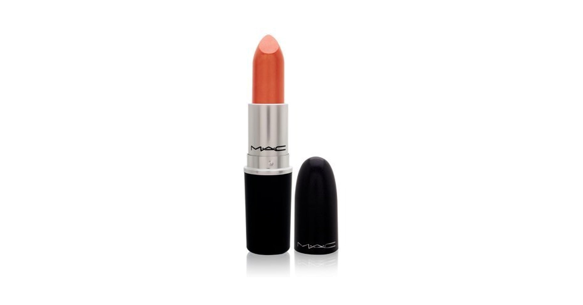 mac cream lipstic neon orange