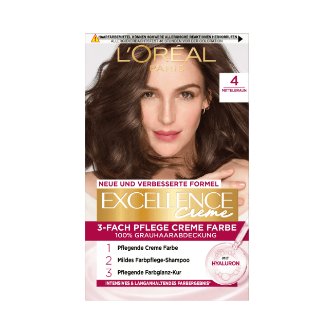 loreal excellence 4 mittelbraun
