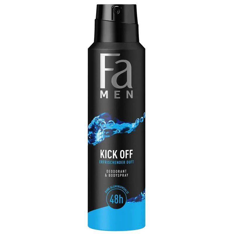 fa men kick off 48h body spray