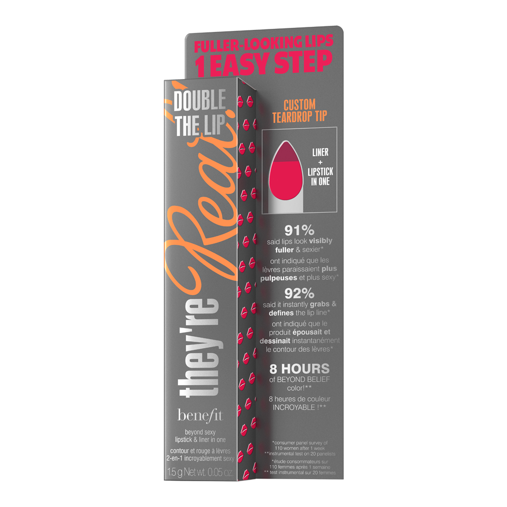 benefit double the lip racy raspberry 1.5 g