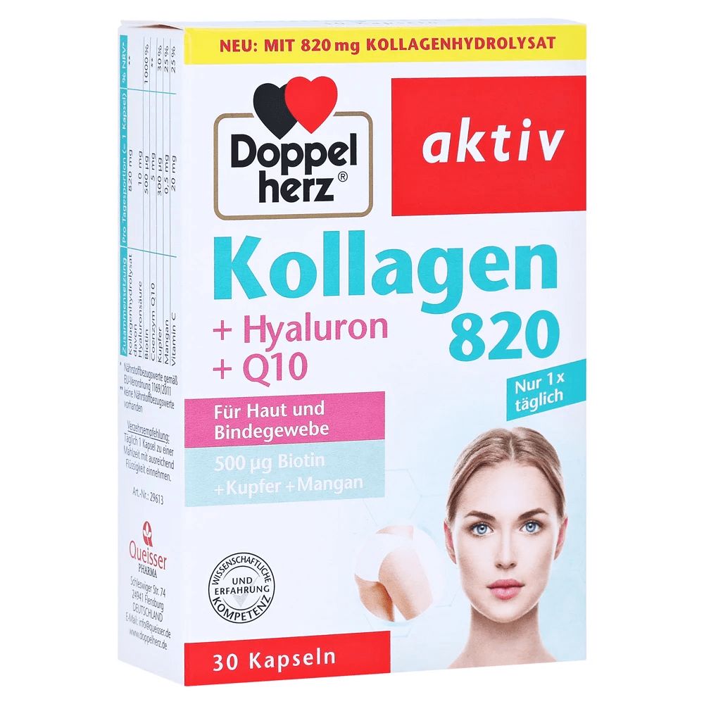 doppel herz kollagen 820