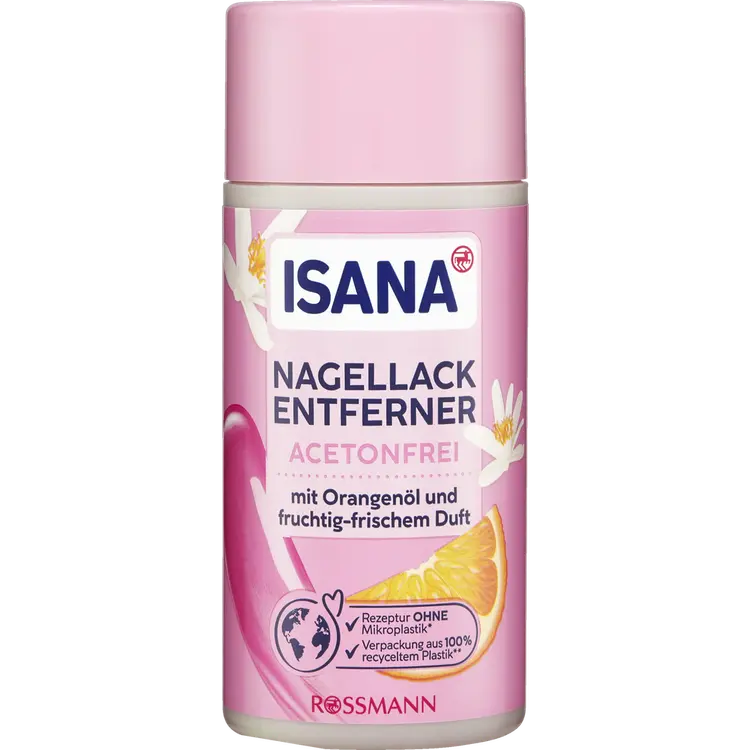 isana nagellack entferner acetonfrei 125ml