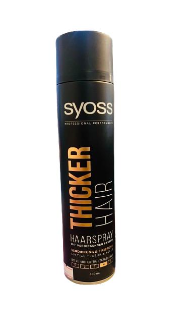 syoss thicker hair spray 400ml