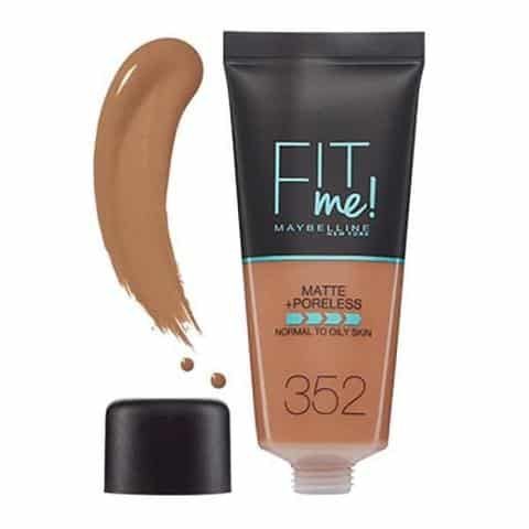 maybelline fit me matte+ poreless 352
