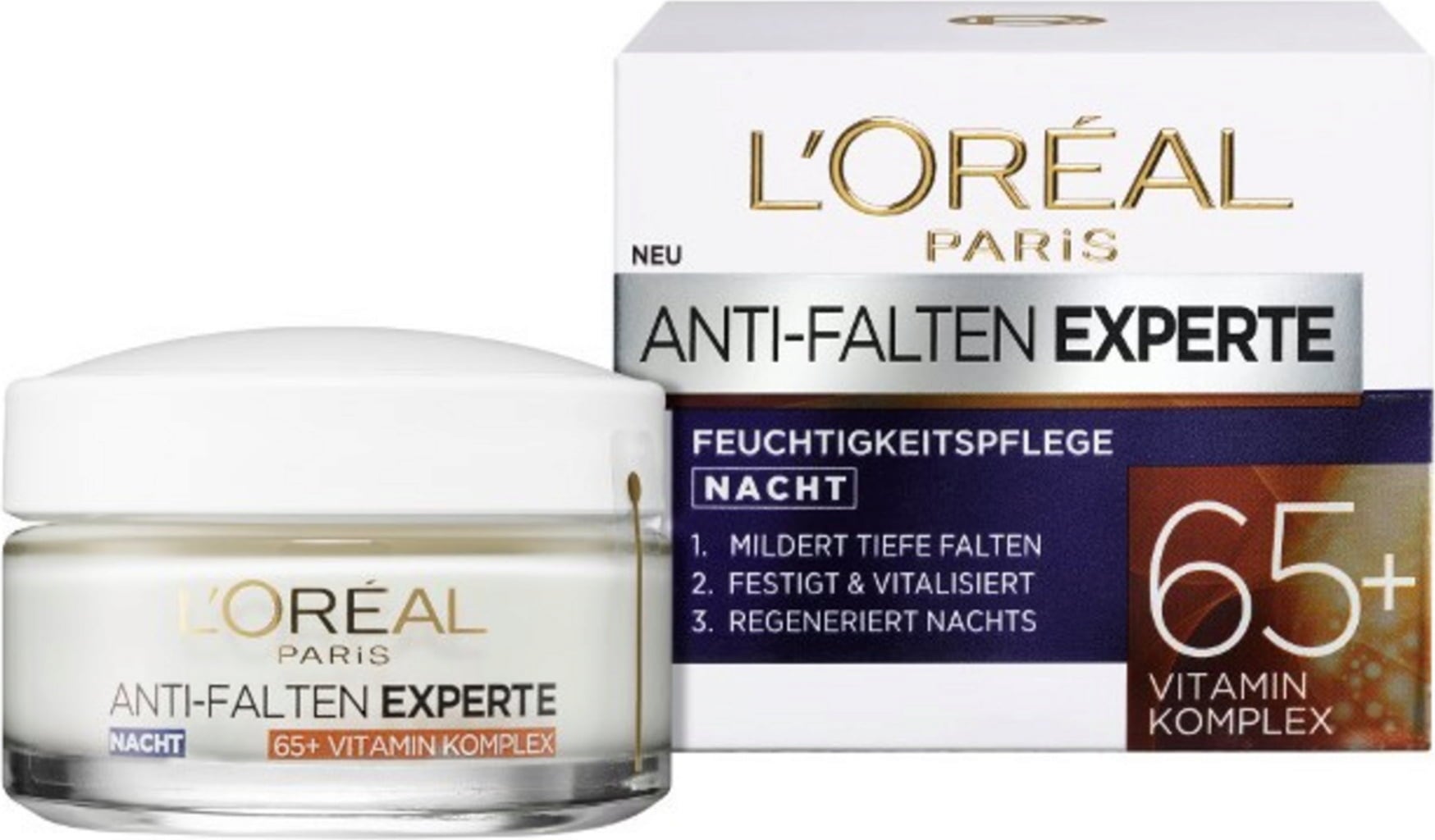loreal falten experte 65+night cream