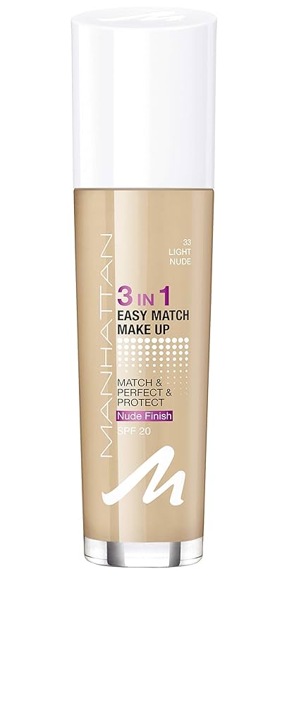 manhattan 3in 1 easy match nude finish 38.2 warm honey