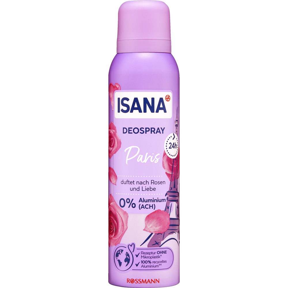 isana deo paris duftet rosen 150ml