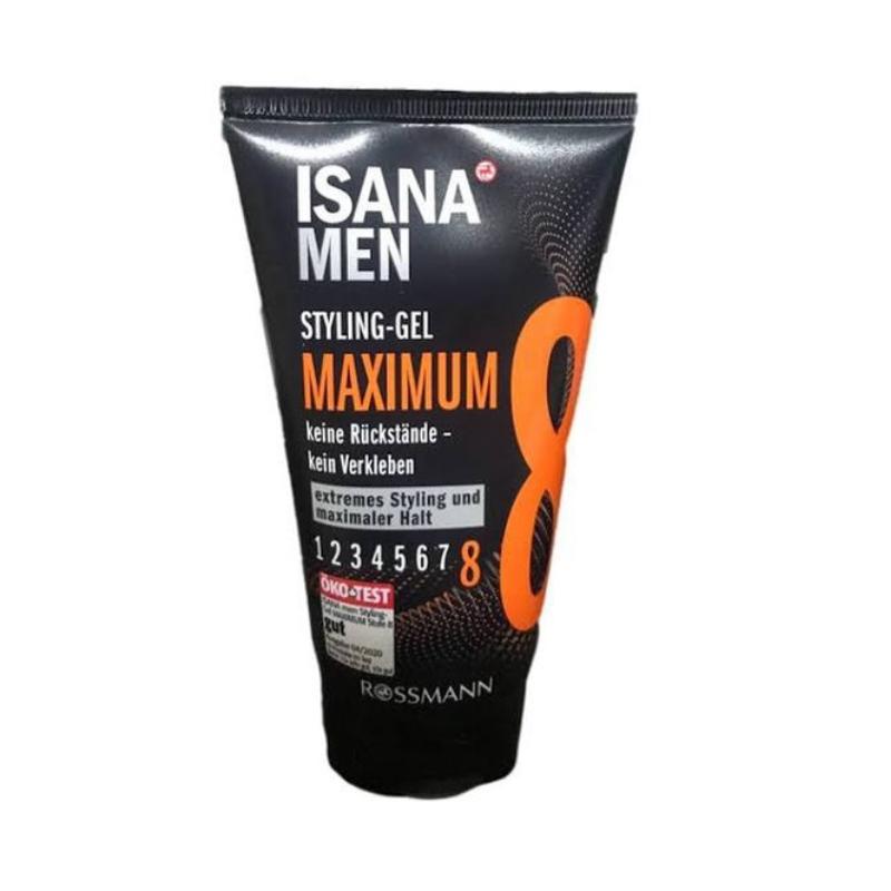 isana men styling gel maximum 8