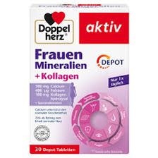 doppel herz frauen mineralion+ kollagen 30 tablete