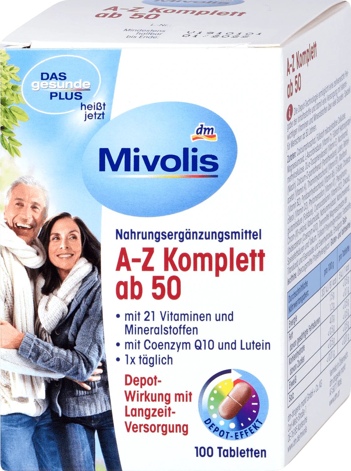 mivolis a-z depot ab 50 100 tablette