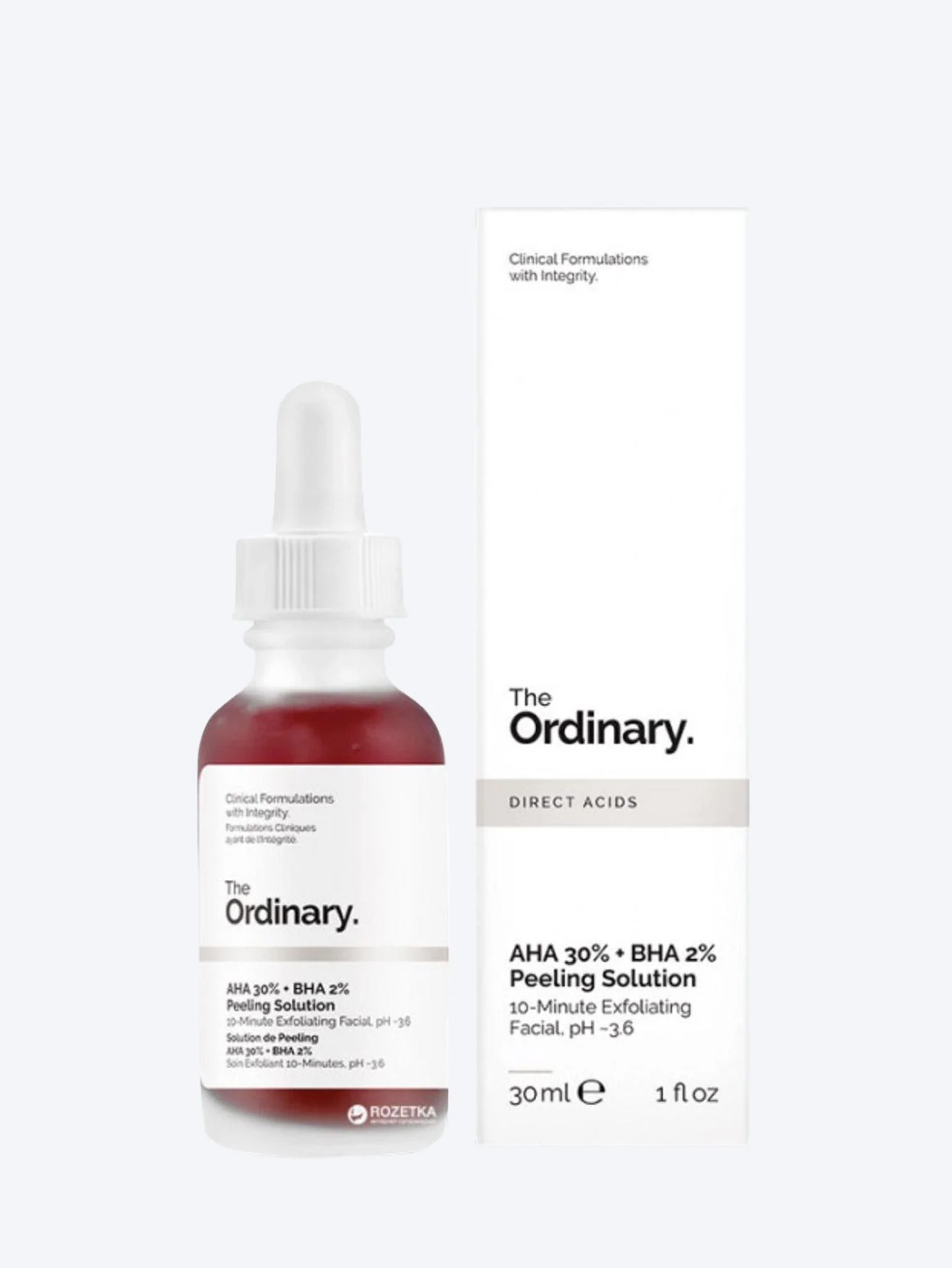 the ordinary aha peeling solution