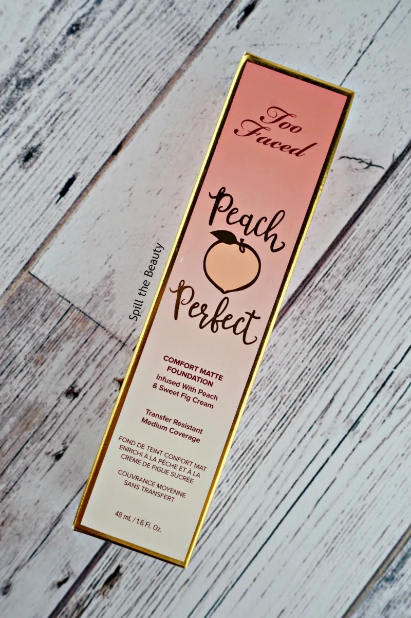 too faced peaced peach perfect foundation sand