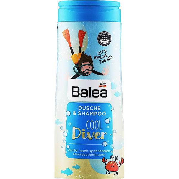 balea cool driver body and hair shampoo kids