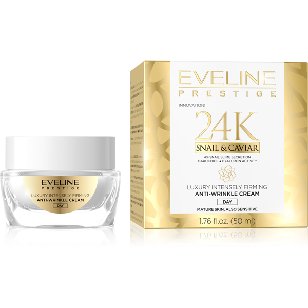 eveline prestige 24k snail&caviar anti wrinkle day cream50ml