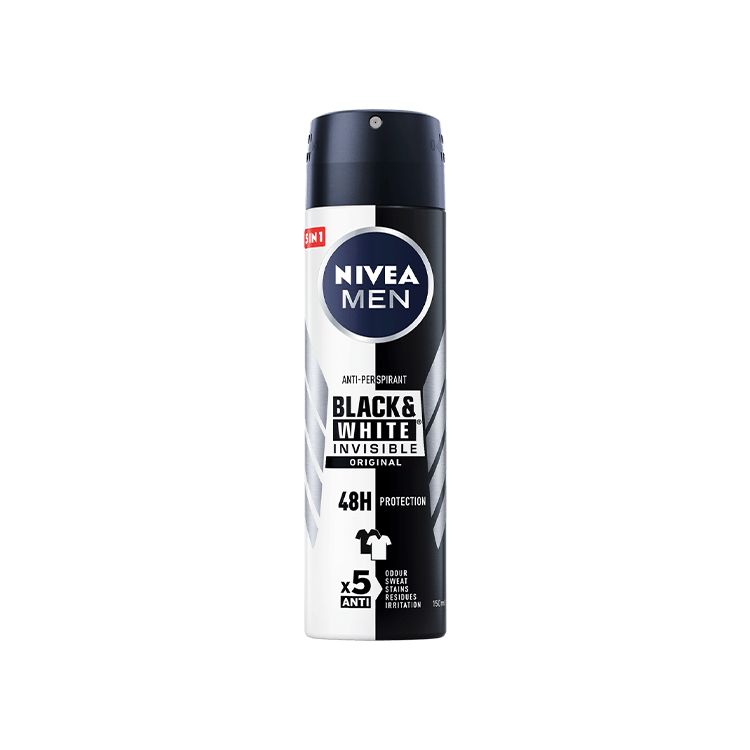 nivea men black &white invisible 48h body spray