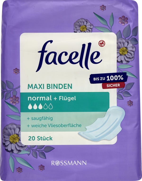 facelle maxi binden normal+flugel