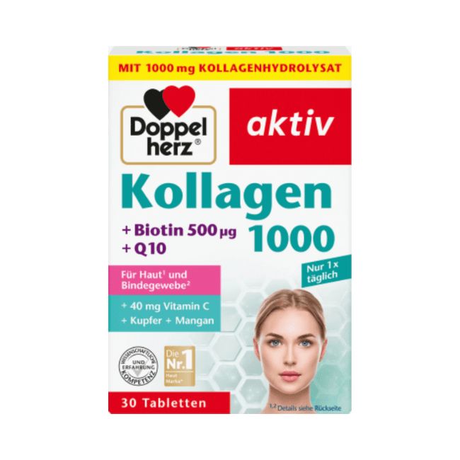doppel herz kieselerde +kollagen 30 tablette