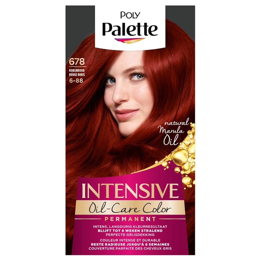 poly palette 678 ruby red hair color