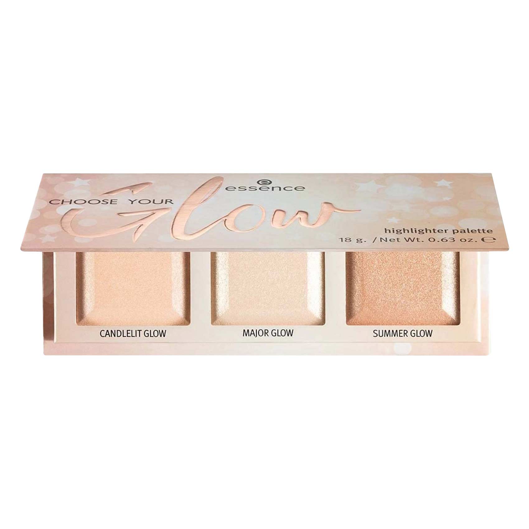 essence choose your glow highlighter palette 18g
