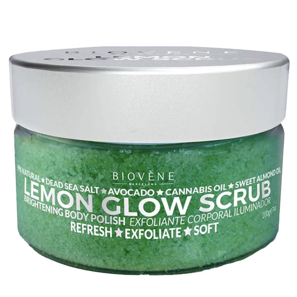 biovene lemon glow scrub 200g