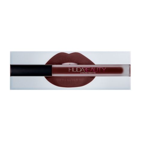 huda beauty liquid matte material girl lipstic