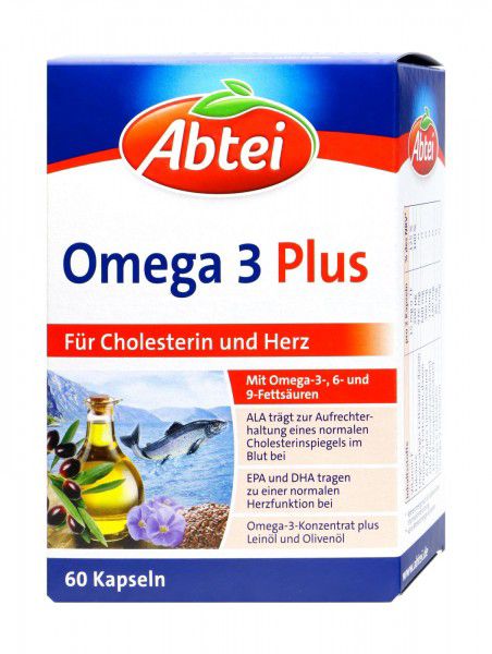 abtei omega 3 plus 60 capseln
