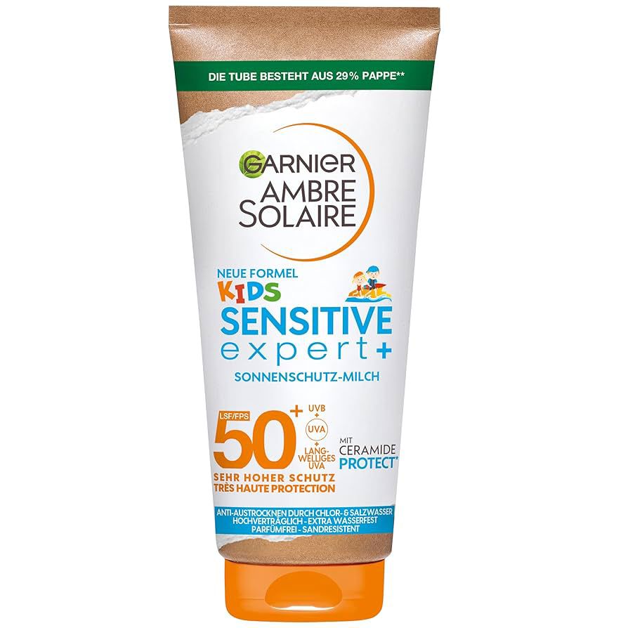 garnier ambre solaire kids sensitive expert +50+ sun cream 1