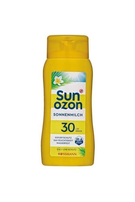 sun ozon sonnen milk 30spf 200ml