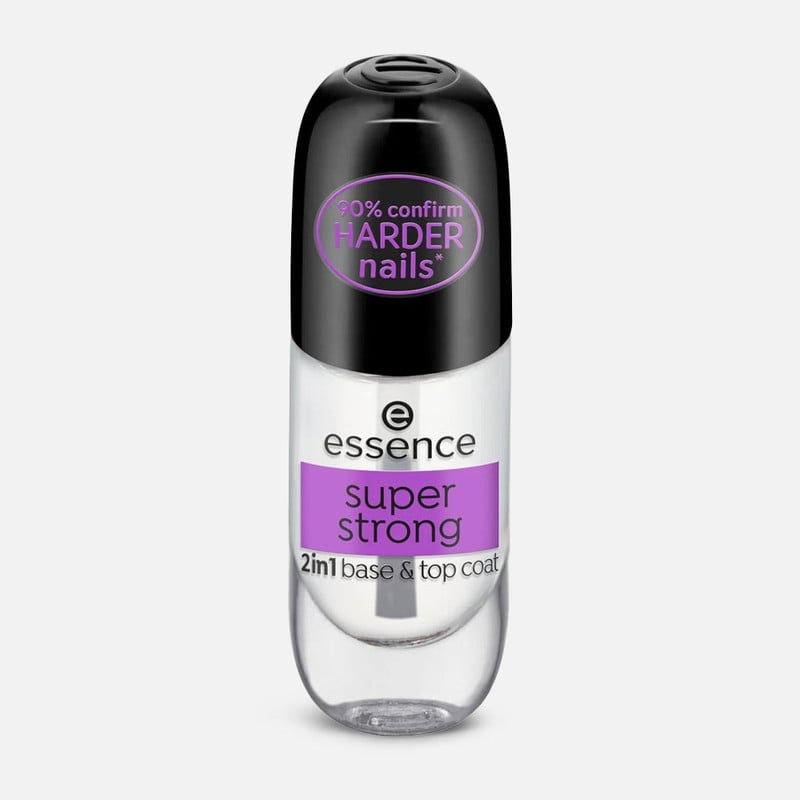 essence super strong 2in1 base and top coat nail