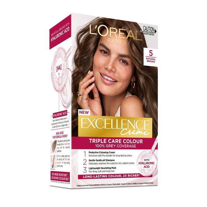 loreal excelence cream 5 hell brown