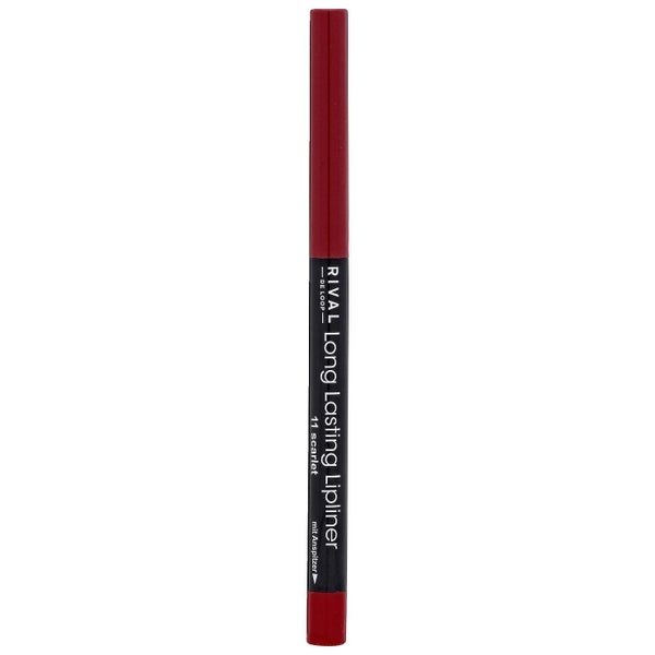 rival long lasting lip liner 11 scarlet