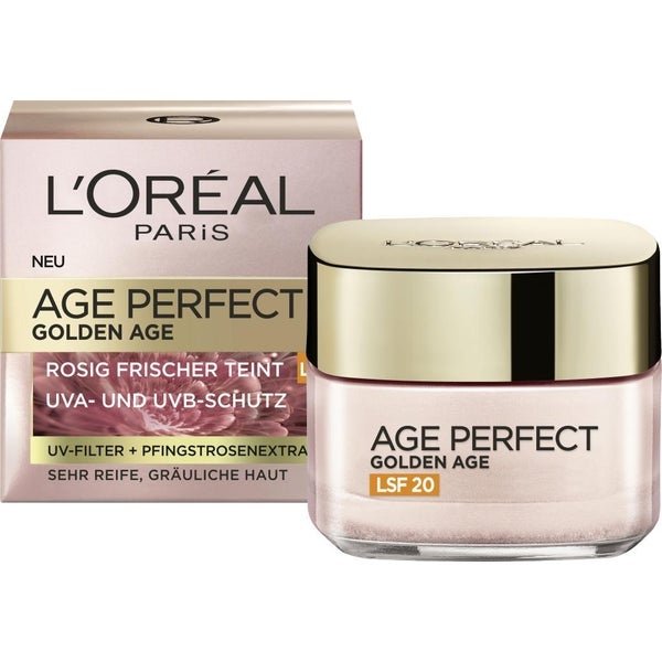 loreal age pefect golden age starkende rose pflege lsf20