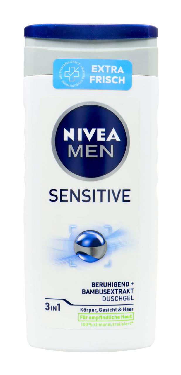 nivea 3in1 sensitive body wash250ml