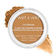 wet n wild barefocus clarifying finishing powder medium tan
