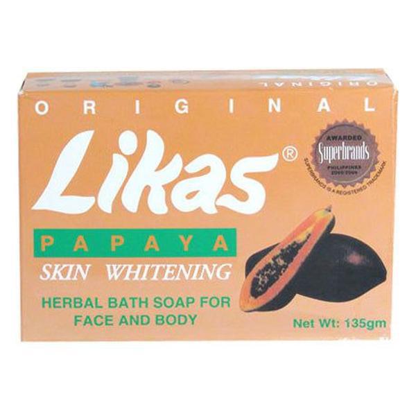 likas papaya skin whitening soap 135g