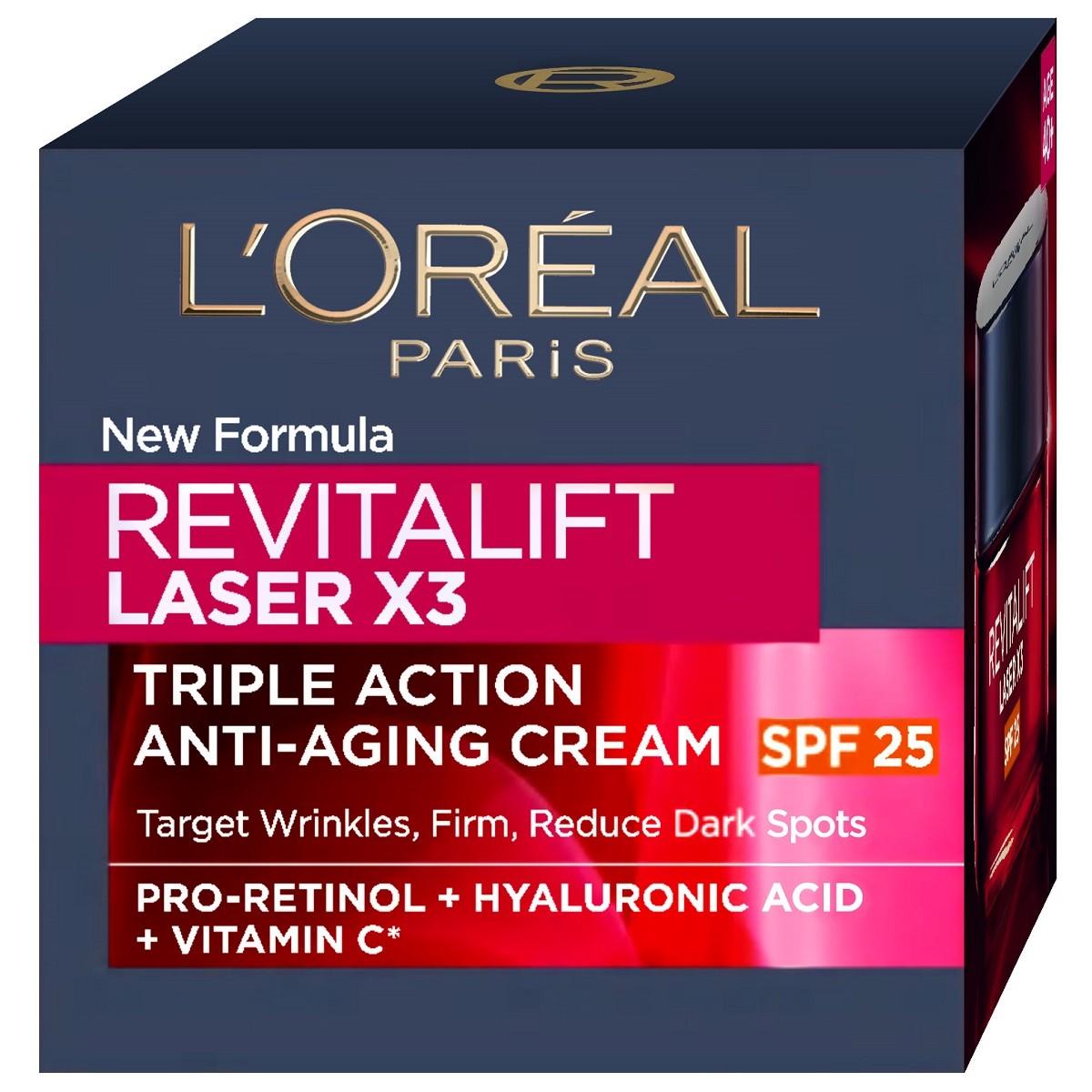 loreal revitalift laser x3 triple action spf 25