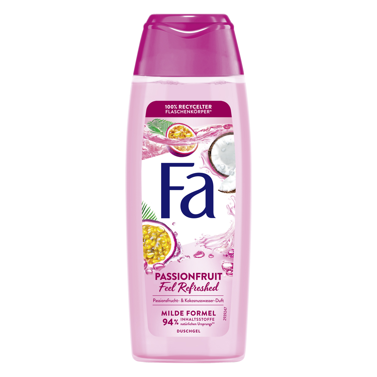 fa passionfruit feel refreshes body wash 250ml