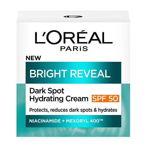 loreal bright reveal dark spot hydrating spf50 day cream
