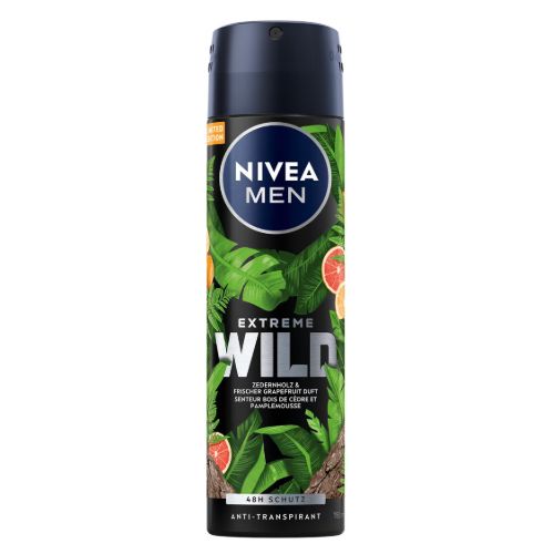nivea men extreme wild body spray 150ml
