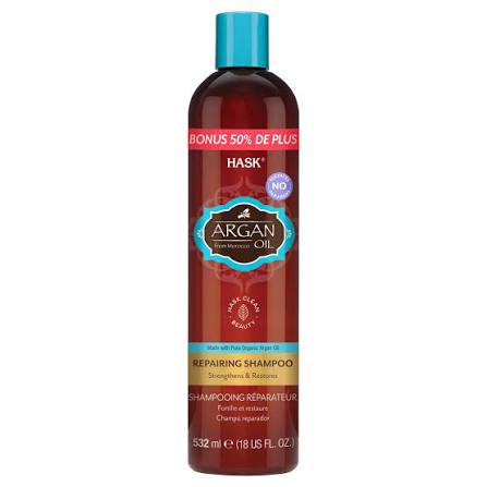 hask argan oil repairing shampoo 532ml
