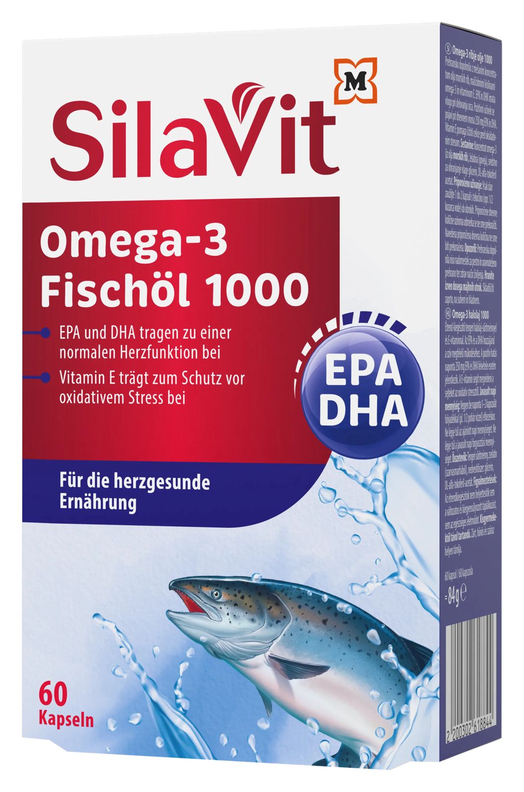 silavit omega 3 fishoil 1000 capule 60
