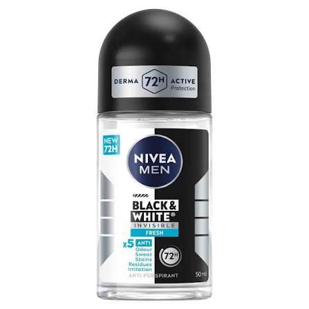 nivea men black & white deo roll